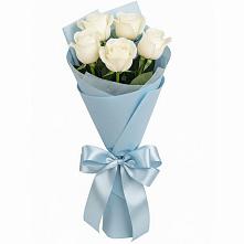 Букет 5 Белых роз Проуд #REPLACE_PRED# Одоев