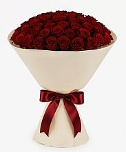 Букет 101 Бордовая роза Блэк Бакарра в Одоев