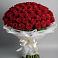 Букет 101 Красная роза Блэк Мэджик в Одоев