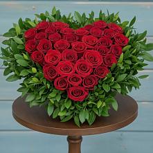 Цветочная композиция из Розы в виде сердца #REPLACE_PRED# Одоев