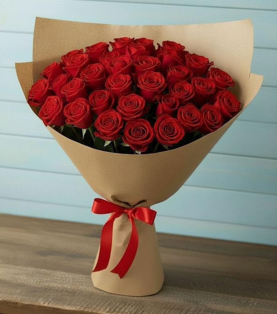 Букет Красные розы Милано в Одоев