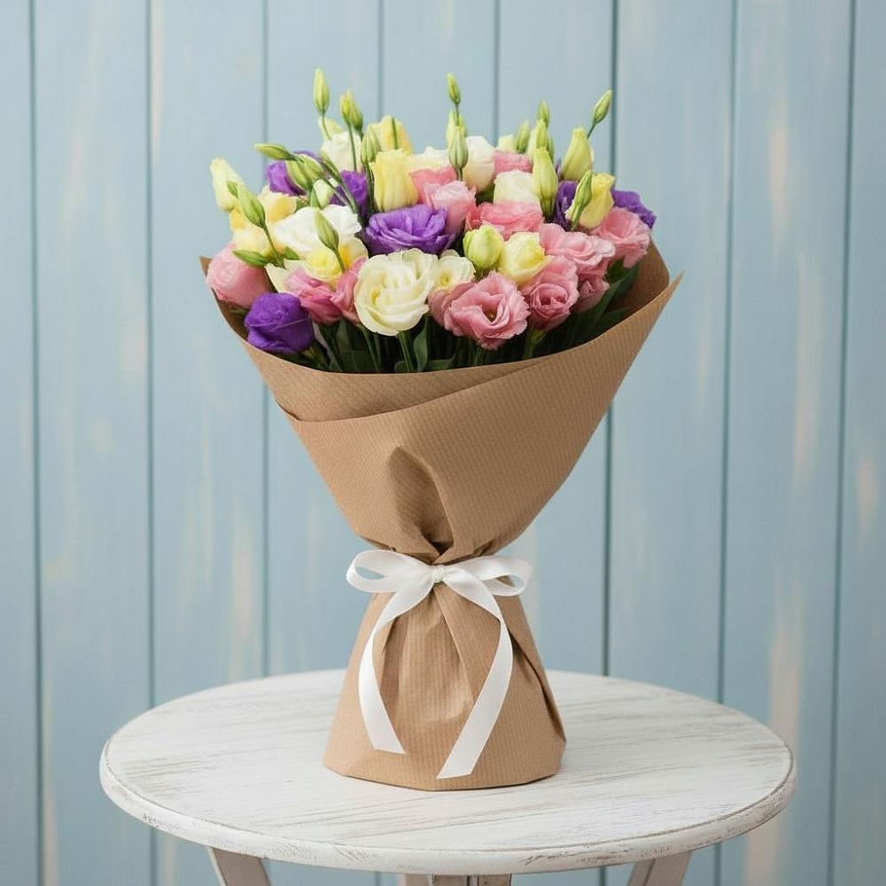 Букет цветов из: Лизиантусы в Одоев