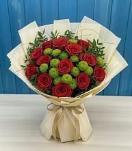 Букет цветов из:  Розы и Хризантемы в Одоев