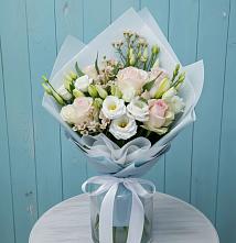 Букет цветов из:  Розы и Лизиантусы #REPLACE_PRED# Одоев