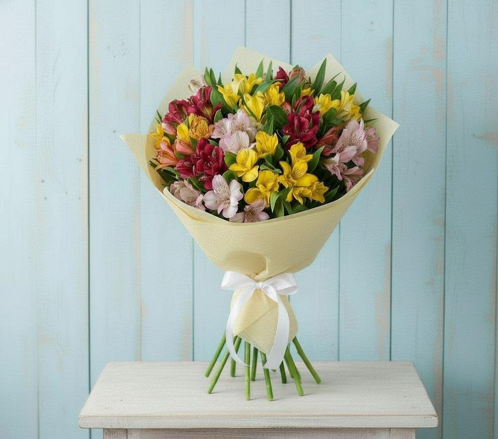 Букет цветов из: Альстромерии в Одоев