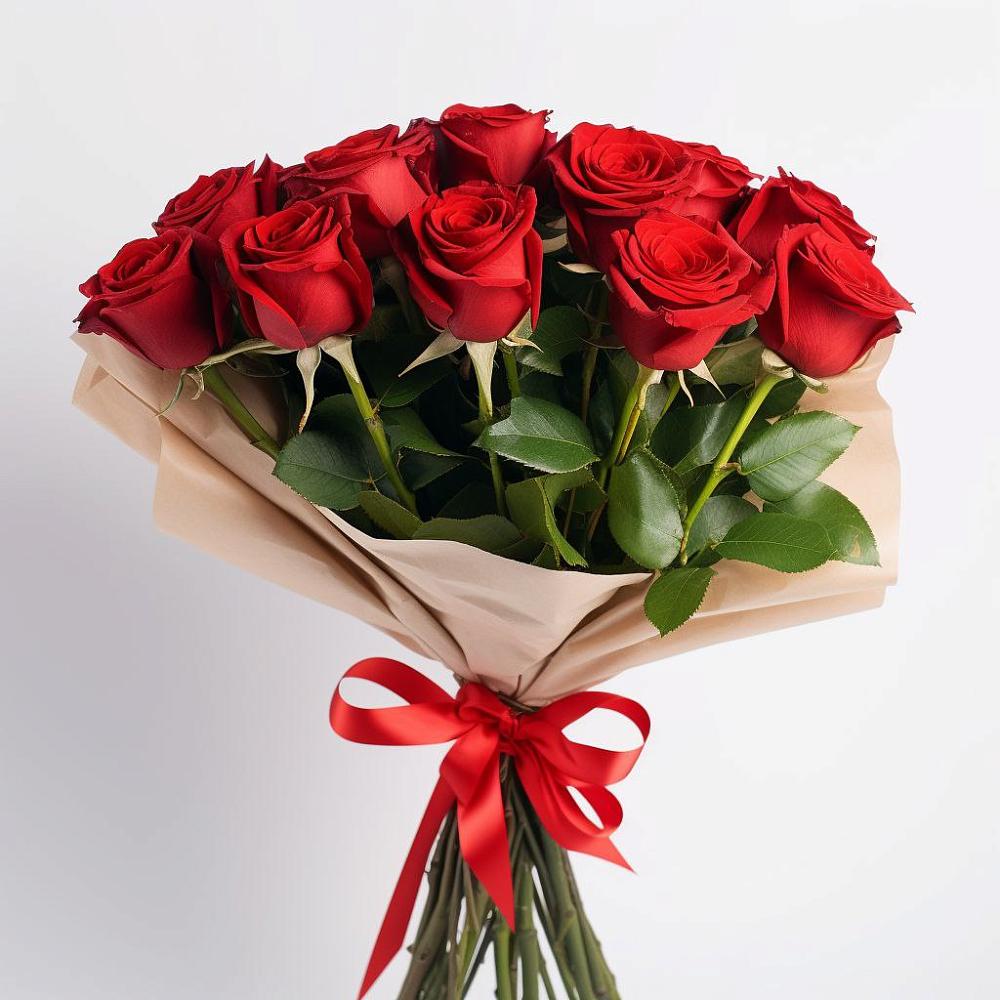 Букет 11 Красных роз Эдлесс Лав в Одоев