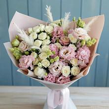 Букет цветов из:  Альстромерии и Розы в Одоев