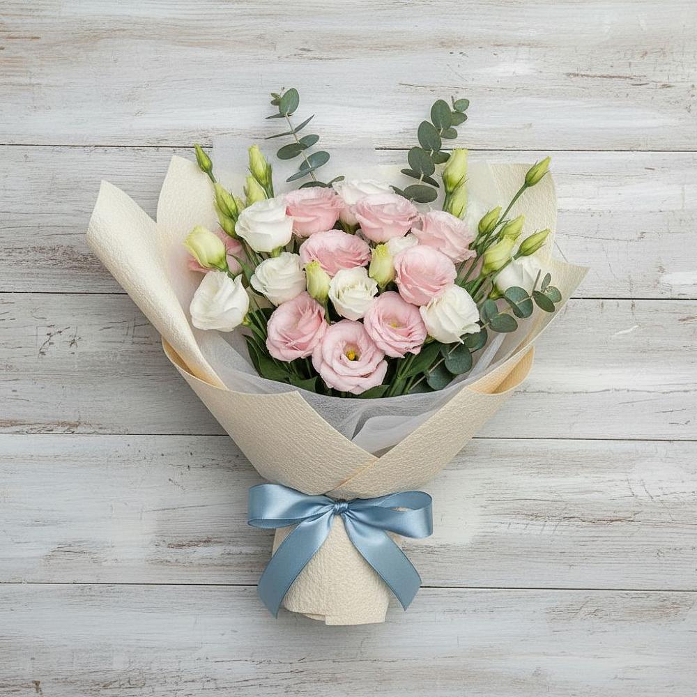 Букет цветов из: Лизиантусы в Одоев